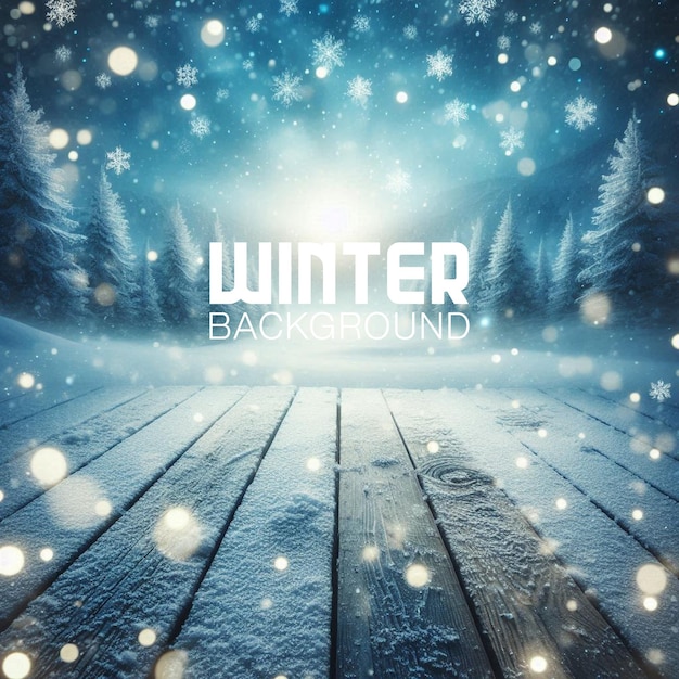 Vector creative winter background