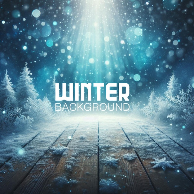 Vector creative winter background