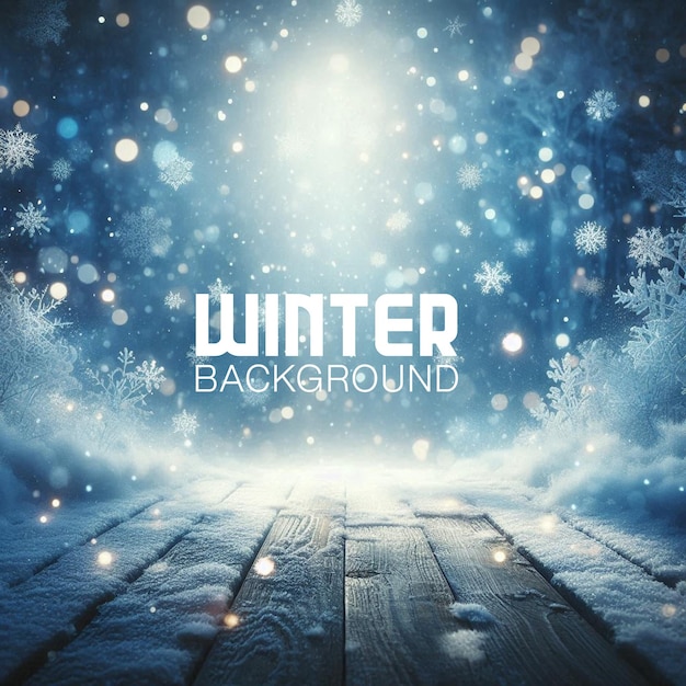 Vector creative winter background