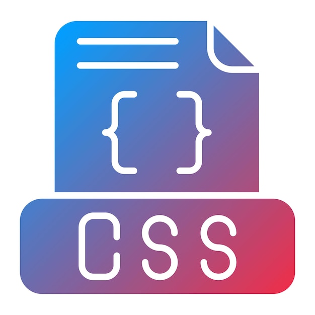 Vector css file icon vector image can be used for computer programming