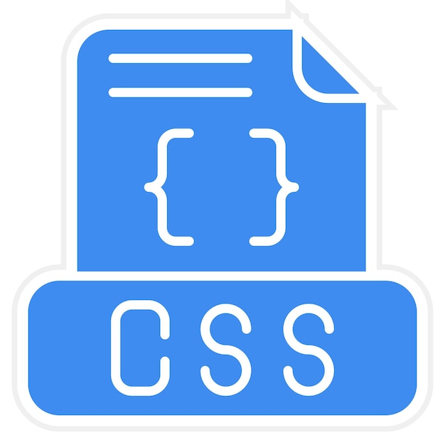 Vector css file icon vector image can be used for computer programming