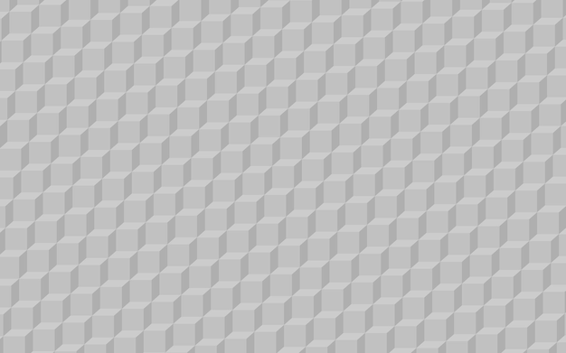 Vector cube pattern background close up backdrop gray color minimal grayscale cube pattern background