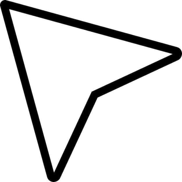 Vector cursor click pointer mouse cursor pointer icon isolated vector illustration