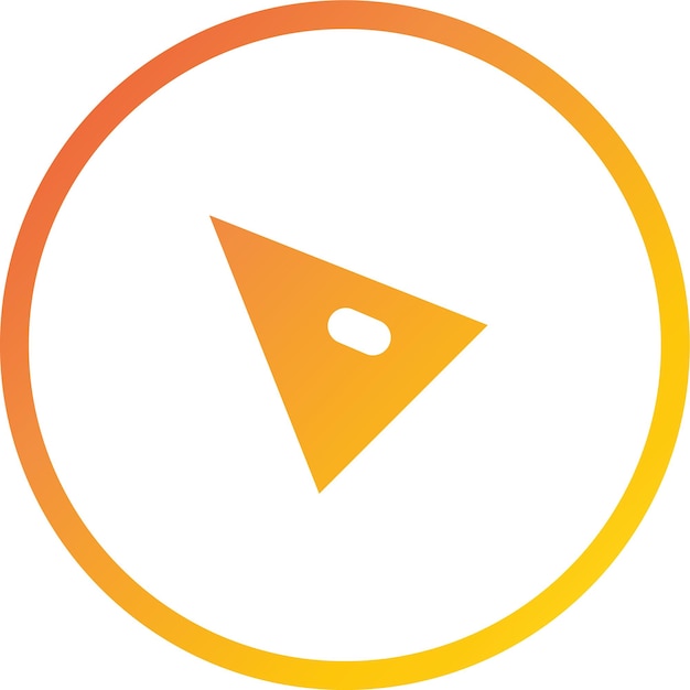 Vector cursor pointers and navigation symbols representing digital user interface design elements created