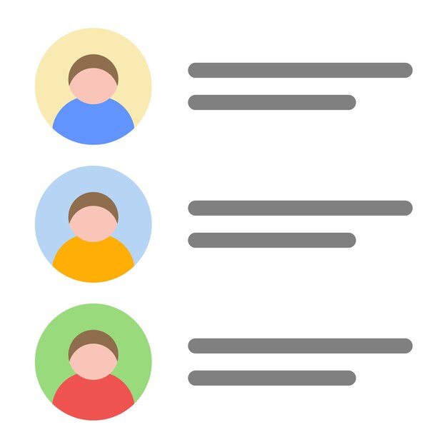 Vector customer reviews vector illustration style