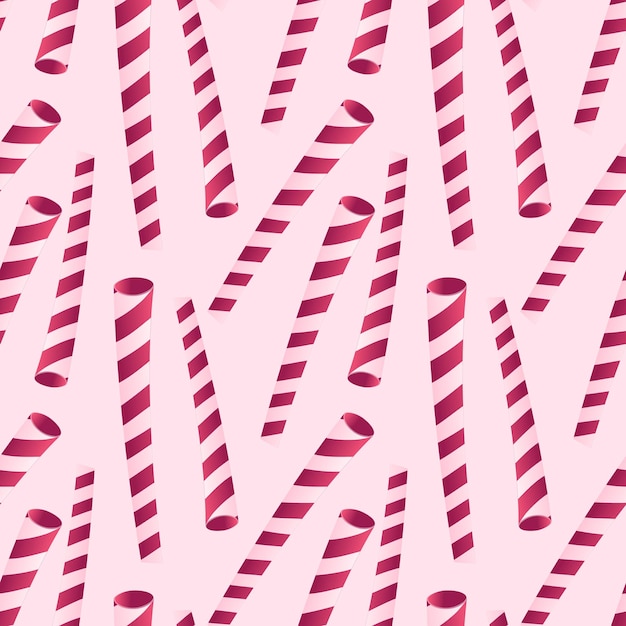 Vector cute candy seamless pattern for valentine s day vector illustration