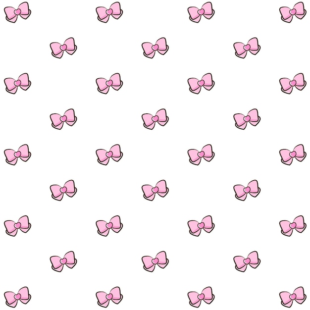 Vector cute pattern logo design ribbon vector