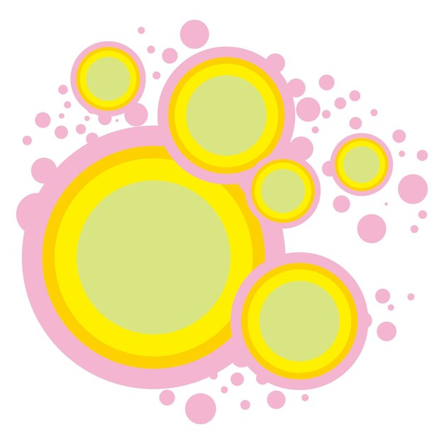 Vector cute star flower abstract background pattern