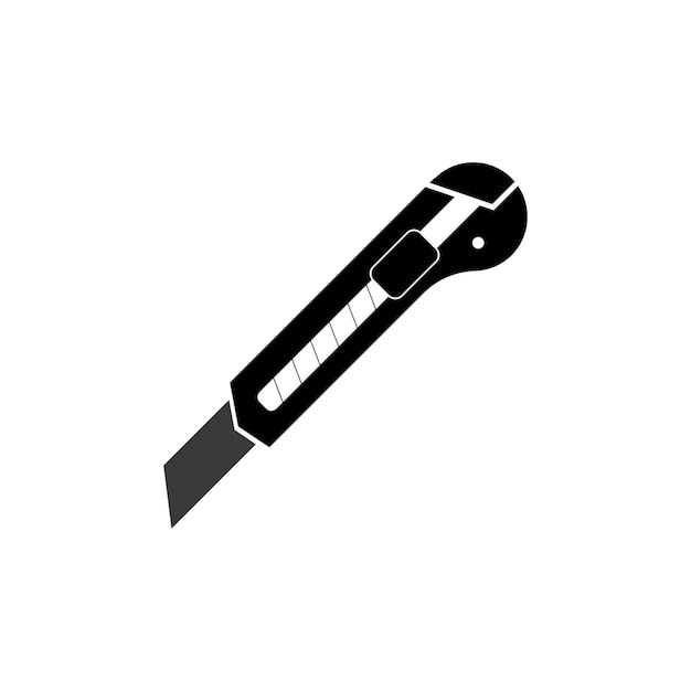 Vector cutter knife icon