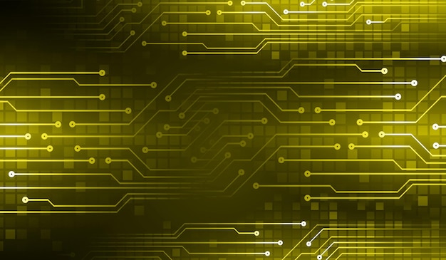 Vector cyber circuit future technology concept background