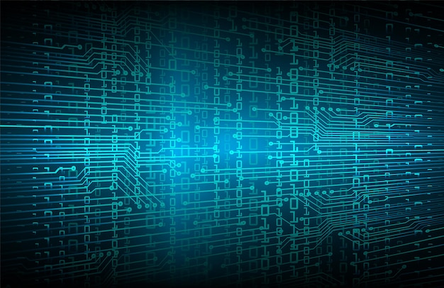 Vector cyber circuit future technology concept background