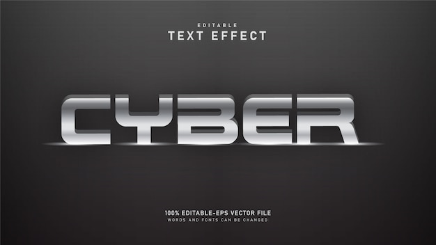 cyber text effect