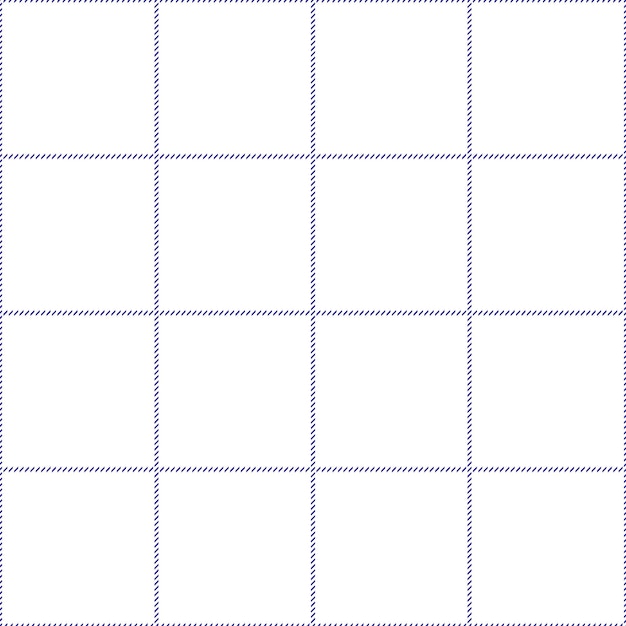 Vector dark blue vertical and horizontal striped lines on white background seamless plaid pattern