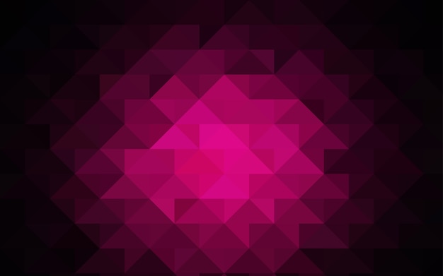Vector dark pink vector polygonal pattern