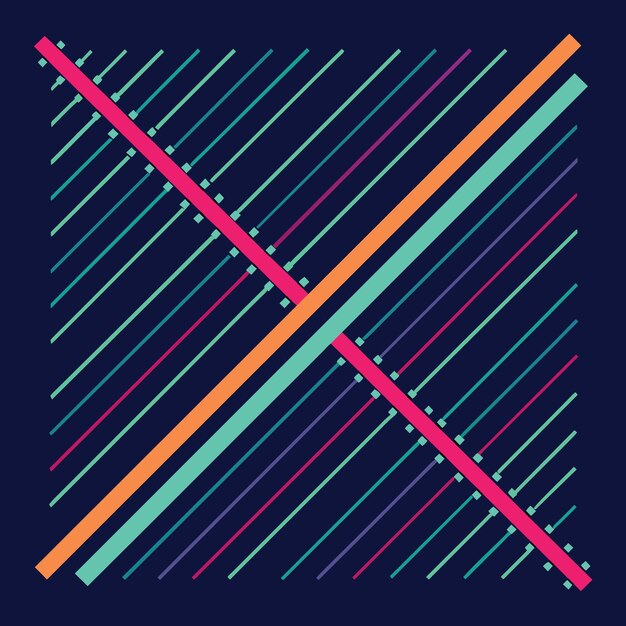 Vector dashed line pattern diagonal code background for cryptography