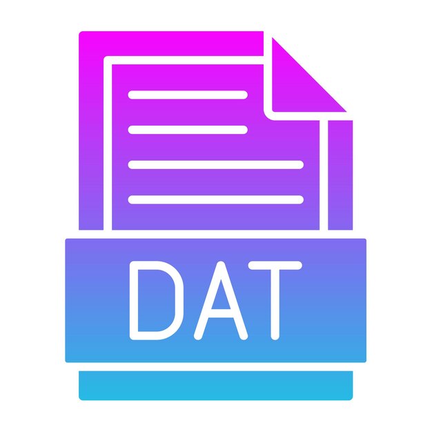 Vector dat icon