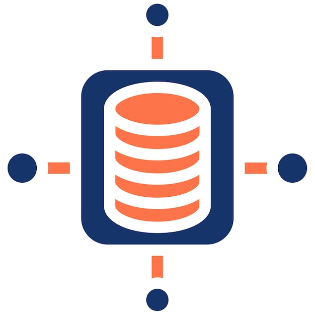 Vector data aggregation vector illustration