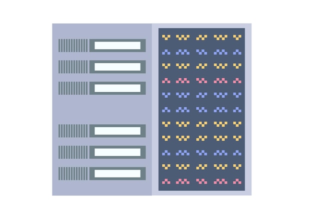 Vector data center icon cloud storage cloud computing computer server server room database system server racks data protection internet security concept hosting icon computer network secure and protection