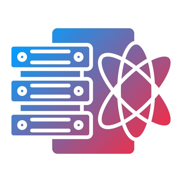 Vector data science icon vector image can be used for big data