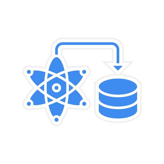 Vector data science icon vector image can be used for data analytics