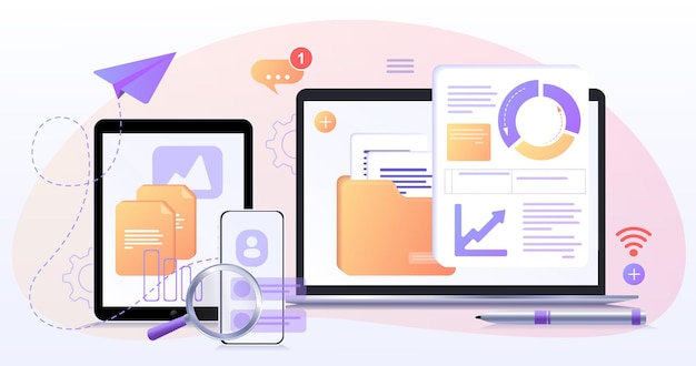 Vector data set process classification database company process development structure data center