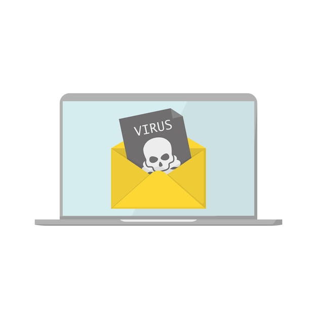 Vector data transfer cloud storage laptop and pc flat