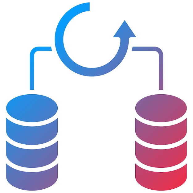 Vector database backup icon vector image can be used for web hosting