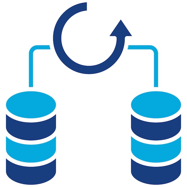 Vector database backup icon vector image can be used for web hosting