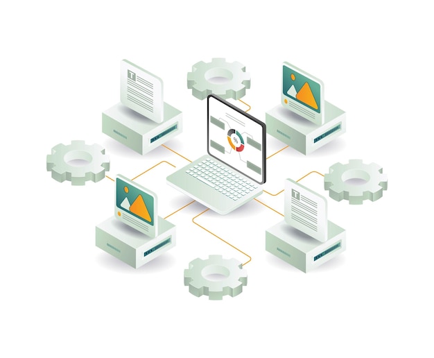 Vector database computer analysis network