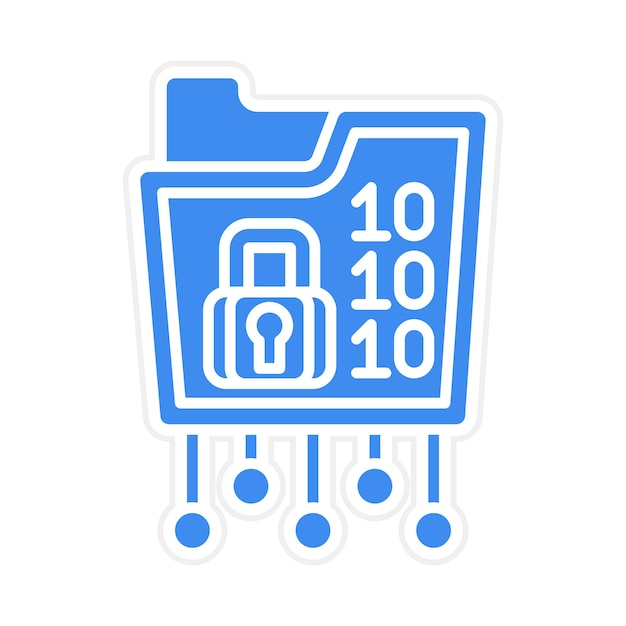 Vector database encryption icon vector image can be used for web hosting