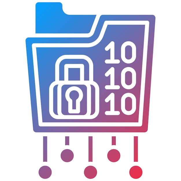 Vector database encryption icon vector image can be used for web hosting