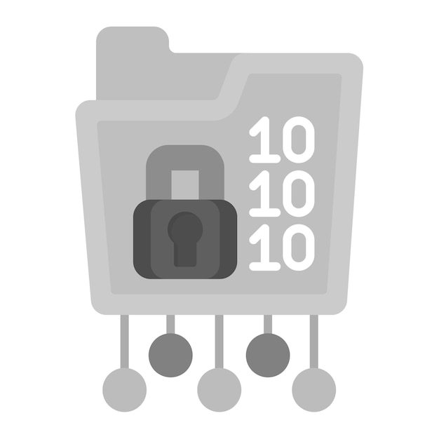 Vector database encryption icon vector image can be used for web hosting