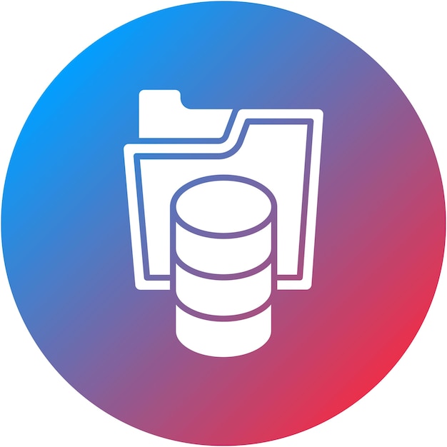 Vector database storage icon vector image can be used for web hosting