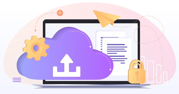 Vector database with cloud server data set process classification databasecompany process development