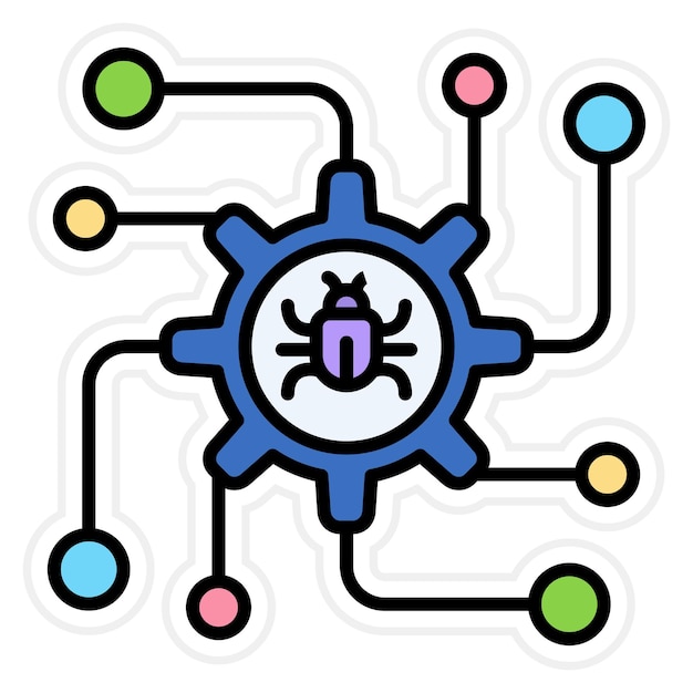 Vector debug icon vector image can be used for computer programming