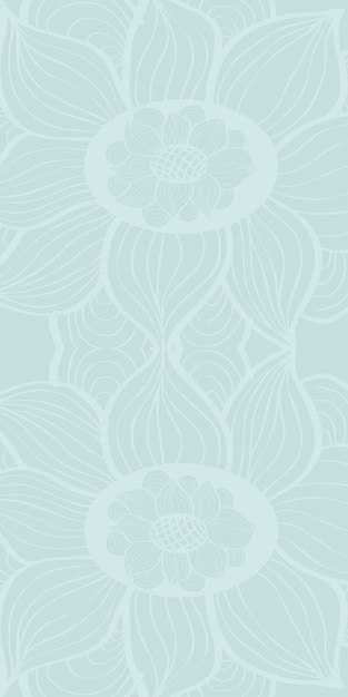 Vector decorative seamless hand drawn mandala pattern