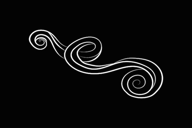 Vector decorative waves 965