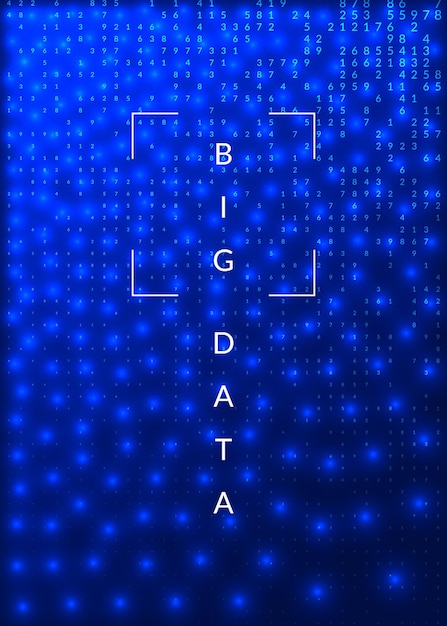 Vector deep learning concept. digital technology abstract background. artificial intelligence and big data. tech visual for database template. fractal deep learning backdrop.