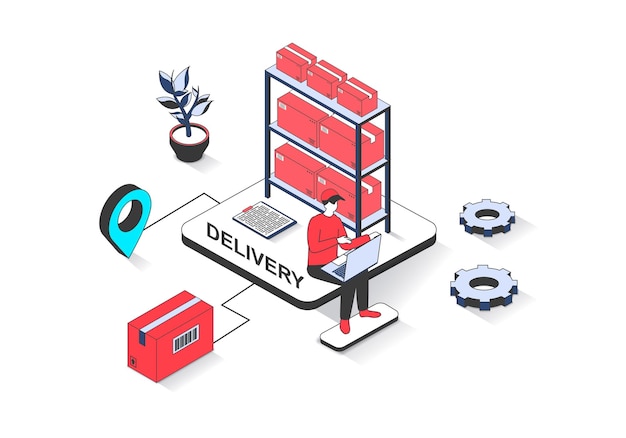 Vector delivery mobile app interface screens template set online account logistic service calendar parcel calculate tracking order pack of ui ux gui kit for application web layout vector design