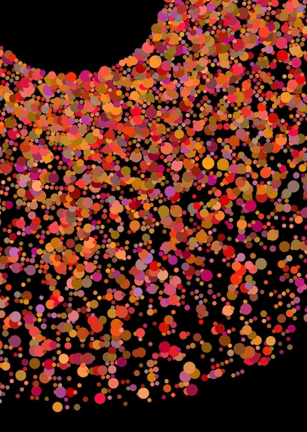 Vector design elements symbol editable color halftone frame circle pattern on white background vector illustration eps 10 frame with rainbow random gradient round border icon using halftone circle dots