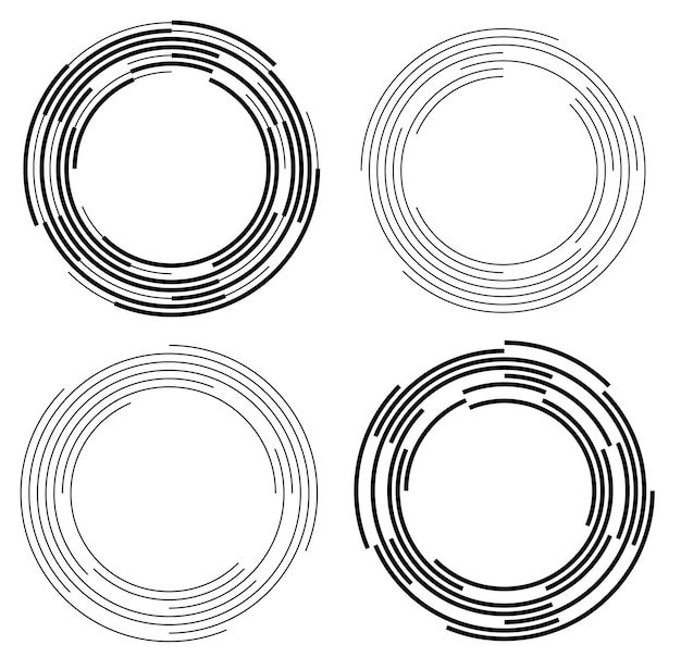 Vector design elements symbol editable icon halftone dot streak pattern on white background vector illustration eps 10 frame with color random dots round border icon using halftone line dots texture