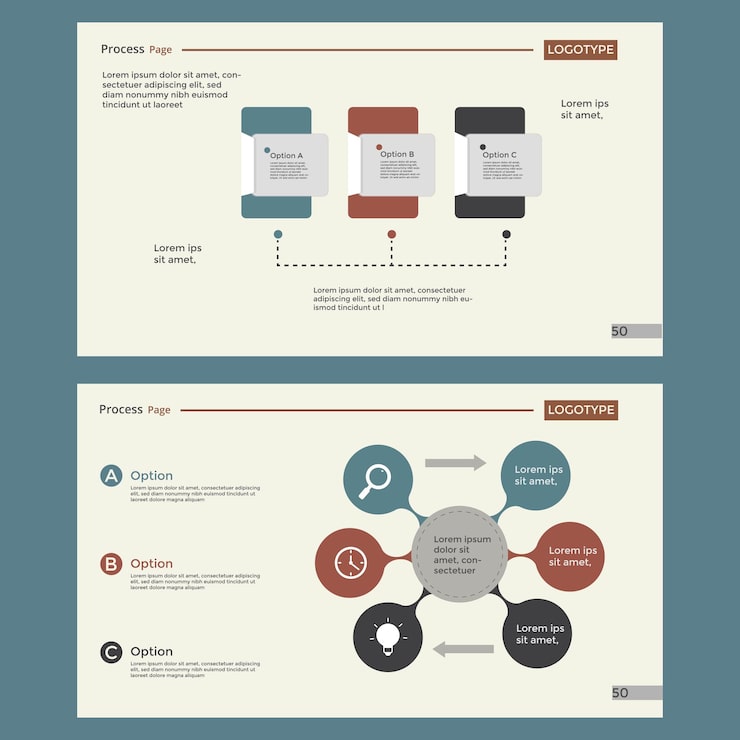 Vector design mockup