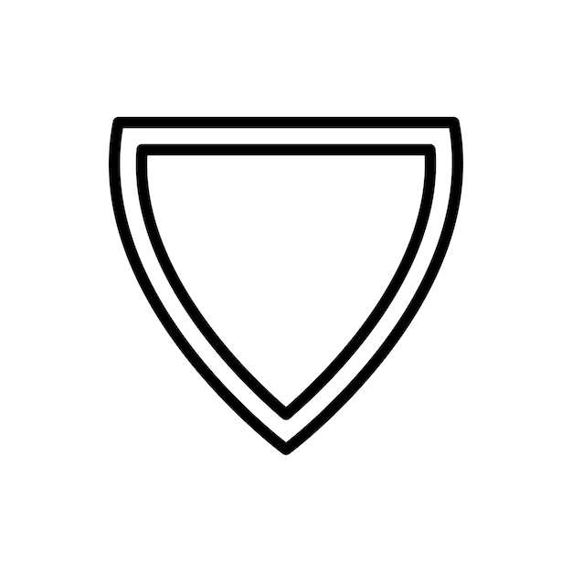 Vector designing with honor iconic shields as inspiration icon vector template flat