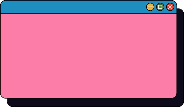 Vector desktop browser and dialog window templates computer user interface elements