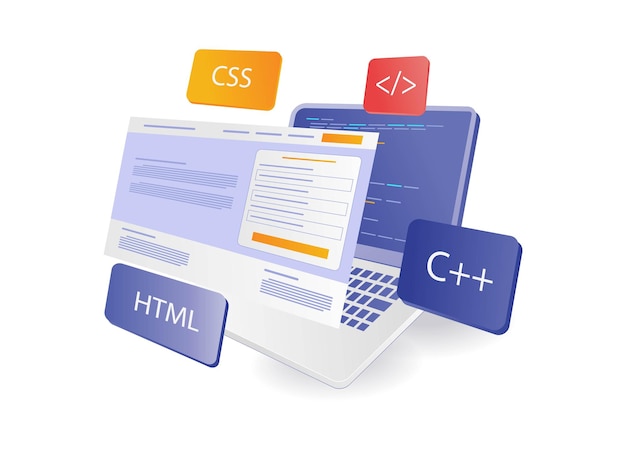 Vector developing web applications using programming languages