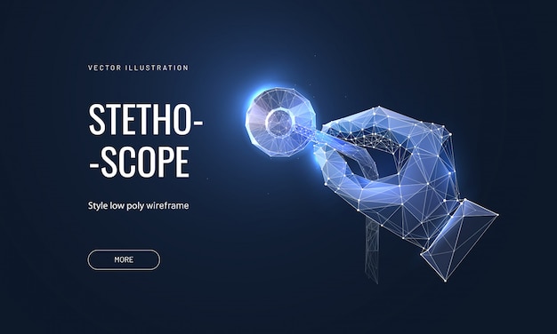 Vector diagnosis with a stethoscope