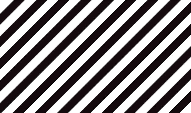 Vector diagonal black and white stripes