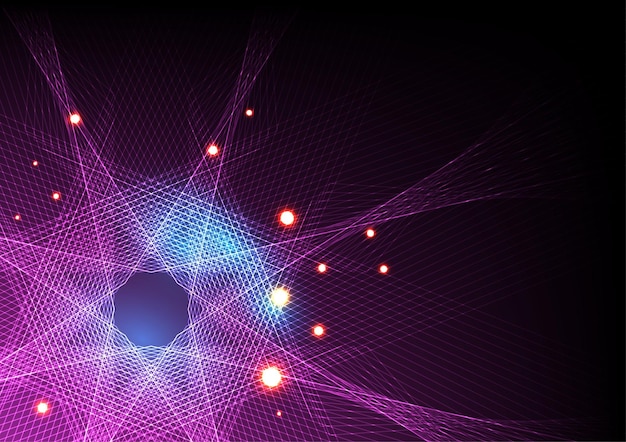 Vector digital brain networking abstract background internet conection technology cyberspace communication