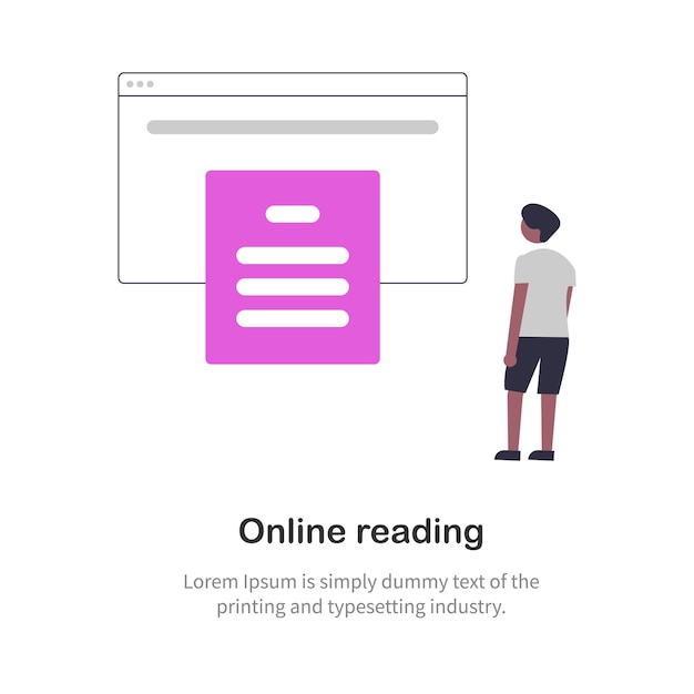 Vector digital content reading experience