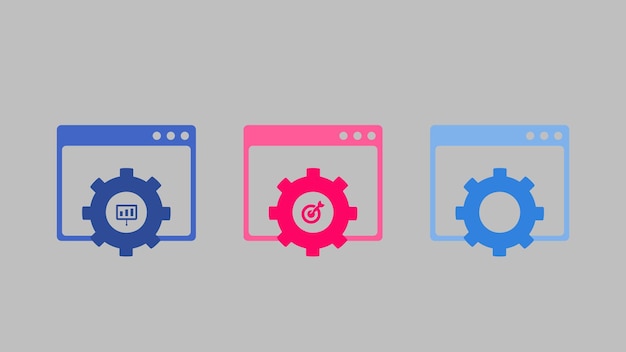 Vector digital marketing infographics editable template 14